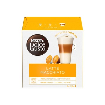 ZESTAW KAPSULEK 8X NESPRESSO DOLCE GUSTO LATTE MACCHIATO
