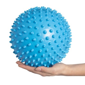 Мяч с шипами для сенсорной реабилитации и массажных упражнений 20 см DrFit