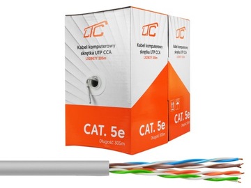 1 rol. PS Kabel komputerowy - skrętka UTP CCA.