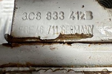 JINÉ DÍLY KAROSÉRIE VW PASSAT B7 (362) 3C8833412B 1.4L GASOLINE 110KW