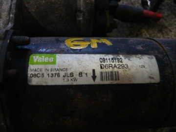 OPEL ASTRA H 1.4 16V STARTÉR 09115192 D6RA293