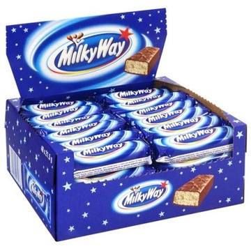 Baton MILKY WAY Mleczna Czekolada 56 szt x 21,5 g