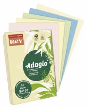 PAPIER KSERO A4/80G MIX KOL.PASTEL./5X40ARK/ADAGIO