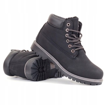 BUTY ZIMOWE BOTKI TRAPERY OCIEPLANE DAMSKIE