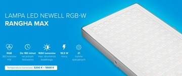 Lampa LED Newell RGB-W Rangha Max 3200 K - 5600 K