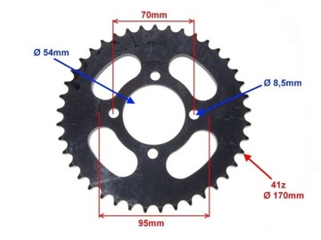 ЗВЕЗДОЧКА ПРИВОДНОЙ ЦЕПИ Benzer Aston WS 50 СДЕЛАЛА