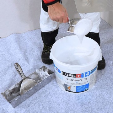 Шпатлевка готовая 25кг, Белая, Без пыли, L+14