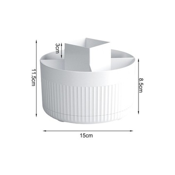 Держатель для кистей для макияжа, держатель для карандашей на белом