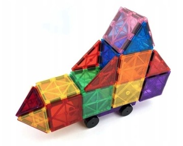 МАГНИТНЫЕ БЛОКИ УЧЕБНЫЙ НАБОР 109 ЭЛЕМЕНТОВ