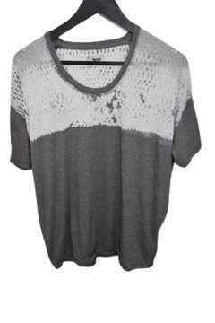 Acne Jeans Bay Burnout koszulka męska L t-shirt