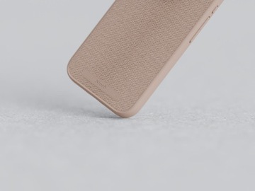 Тканевый чехол Njord с MagSafe для iPhone 15 Pro Розовый