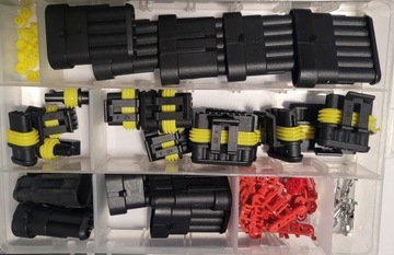 KOSTKA WTYK ZŁĄCZE HERMETYCZNE ZESTAW SUPERSEAL PRĄDU PRZEMIENNEGO 622 SZT