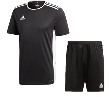 Adidas komplet piłkarski KOSZULKA + SPODENKI r. XL