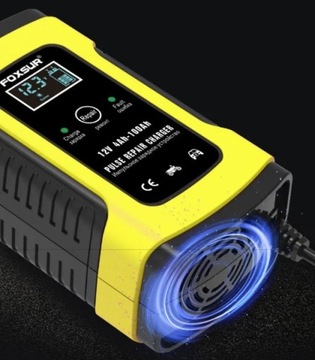 АВТОМОБИЛЬНЫЙ ВЫПРЯМИТЕЛЬ ДЛЯ 12В ЖК-АККУМУЛЯТОРОВ FOXSUR РЕМОНТ ФУНКЦИЯ