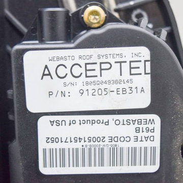 NISSAN PATHFINDER R51 2005 STŘEŠNÍ OKNO KOMPLET