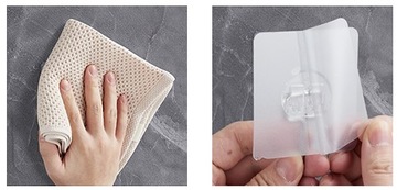 Przezroczyste haczyki na ścianę Haczyki samoprzylepne małe przezroczyste