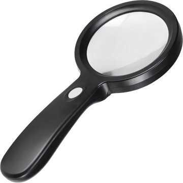 УЛУПА ДЛЯ ЧТЕНИЯ, ЛУПА С ПОДСВЕТКОЙ СО СВЕТОДИОДНОЙ ПОДСВЕТКОЙ 10X