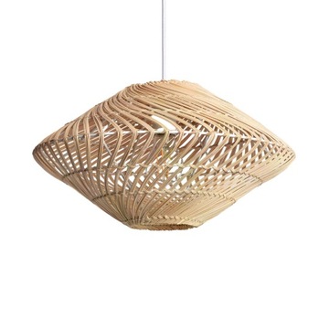 Lampa wisząca BOHO z Ratanu E27 Giorgia ABRUZZO