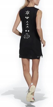 Черное теннисное платье ADIDAS и шорты R.XS