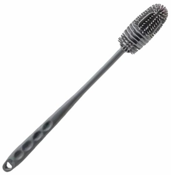 AG943 СИЛИКОНОВАЯ ЩЕТКА ДЛЯ МЫТЬЯ БУТЫЛОК 27СМ СЕРАЯ