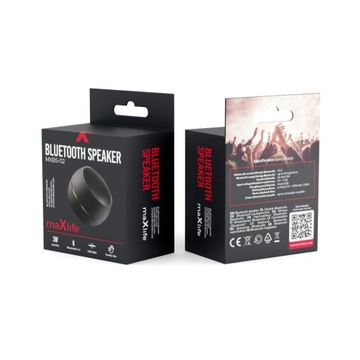 Bluetooth-динамик Maxlife MXBS-02 мощностью 3 Вт с RGB-подсветкой