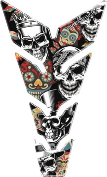 OSŁONA ZBIORNIKA MOTOCYKLA UNIWERSALNA ONEDESIGN SKULL