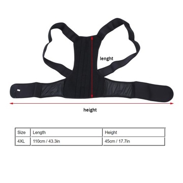 Регулируемый пояс для коррекции горбатости, унисекс, стабилизатор позвоночника, S2