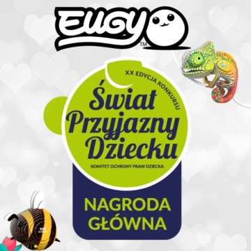 Розовый Юджи Единорог. Эко Пазл 3D Пазл