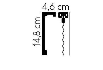 QL036 Маскирующая карнизная лента