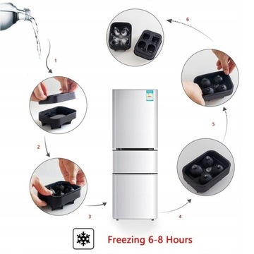 СИЛИКОНОВАЯ ФОРМА ДЛЯ ЛЬДА НА 4 ЧЕРЕПА ЧЕРЕП