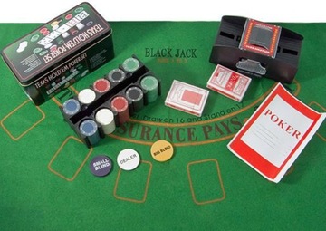 НАБОР КАРТ ДЛЯ ПОКЕРА ТЕХАС БЛЭК ДЖЕК 200 ФИШЕК