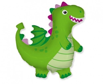 Balon foliowy SMOK ZIELONY dinozaur 14