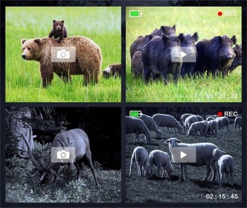 ИНФРАКРАСНЫЙ НОЧНОГО ВИДЕНИЯ БИОСКОП 1080P 3800 мАч