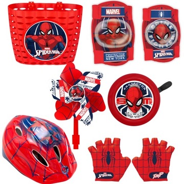 ВЕЛОСИПЕДНЫЕ ПЕРЧАТКИ ДЕТСКИЕ ВЕЛОСИПЕДНЫЕ ЗАЩИТЫ SPIDEY SPIDERMAN 3-8 ЛЕТ