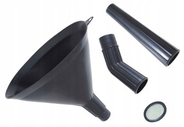 OWALNY 3 CZĘŚCI Z SITKIEM SKOŚNY W9E81 LEJEK PLAST