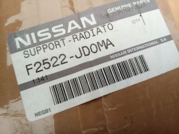 NISSAN QASHQAI J10 DRŽÁK CHLADIČŮ VÝZTUHA PRAVÝ PŘEDNÍ ORIG.
