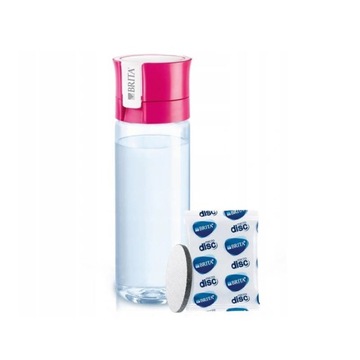Brita Fill&Go Vital 0,6l butelka filtrująca różowa