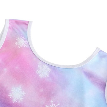 Красочные гимнастические купальники для девочек, комбинезон, эластичная спортивная одежда