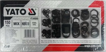 НАБОР МЕТАЛЛИЧЕСКИХ И РЕЗИНОВЫХ ШАЙБ 150 ШТ.