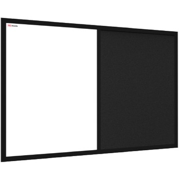 Доска COMBI, черная, магнитная пробка, 60х40 см