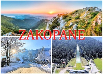 Magnes na lodówkę pamiątka z Zakopanego magnesy Zakopane regionalne Z5