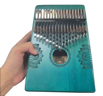 Retropolis kalimba красное дерево СИНИЙ Деревянный инструмент КОРПУС УЧЕБНОЕ УЧЕБНОЕ УЧРЕЖДЕНИЕ REED