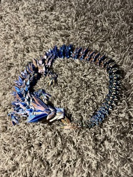 3D-принт шарнирного дракона - CRYSTAL Mistic XL