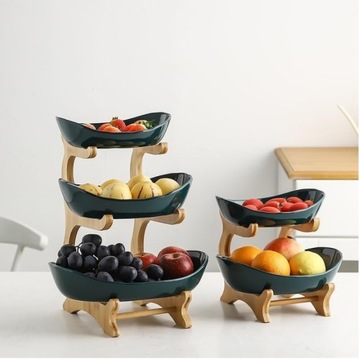 ТАРЕЛКА ДЛЯ ДОМАШНИХ ФРУКТОВ БОЛЬШАЯ ЧАШКА ДЛЯ ОВОЩЕЙ ТРЕХЯРУСНАЯ ТАРЕЛКА