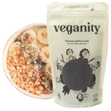 Суперфуд «БАБКА ПЛЕСЗНИК» от Veganity для кишечника — натуральная КЛЕТЧАТКА, 200 г