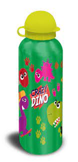 Butelka aluminiowa BIDON CRAZY DINO wzór 1