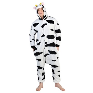 Комбинезон-пижама Кигуруми, костюм для маскировки коровы, размер M: 155-165 см