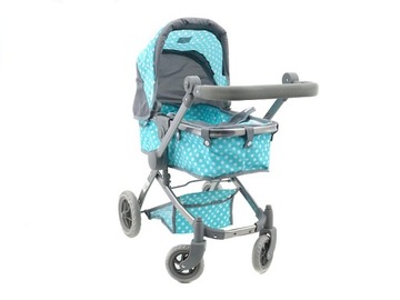 Wózek głęboki daszek kosz nosidełko torba 3w1