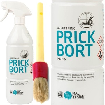 MAC Serien 124 Prickbort 1L usuń KLEJ SMOŁĘ +pędze