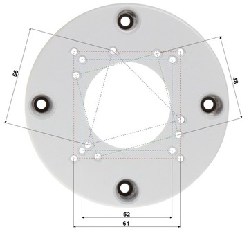 КРОНШТЕЙН КАМЕРЫ МОНТАЖНАЯ КОРОБКА ДЛЯ КАМЕРЫ
